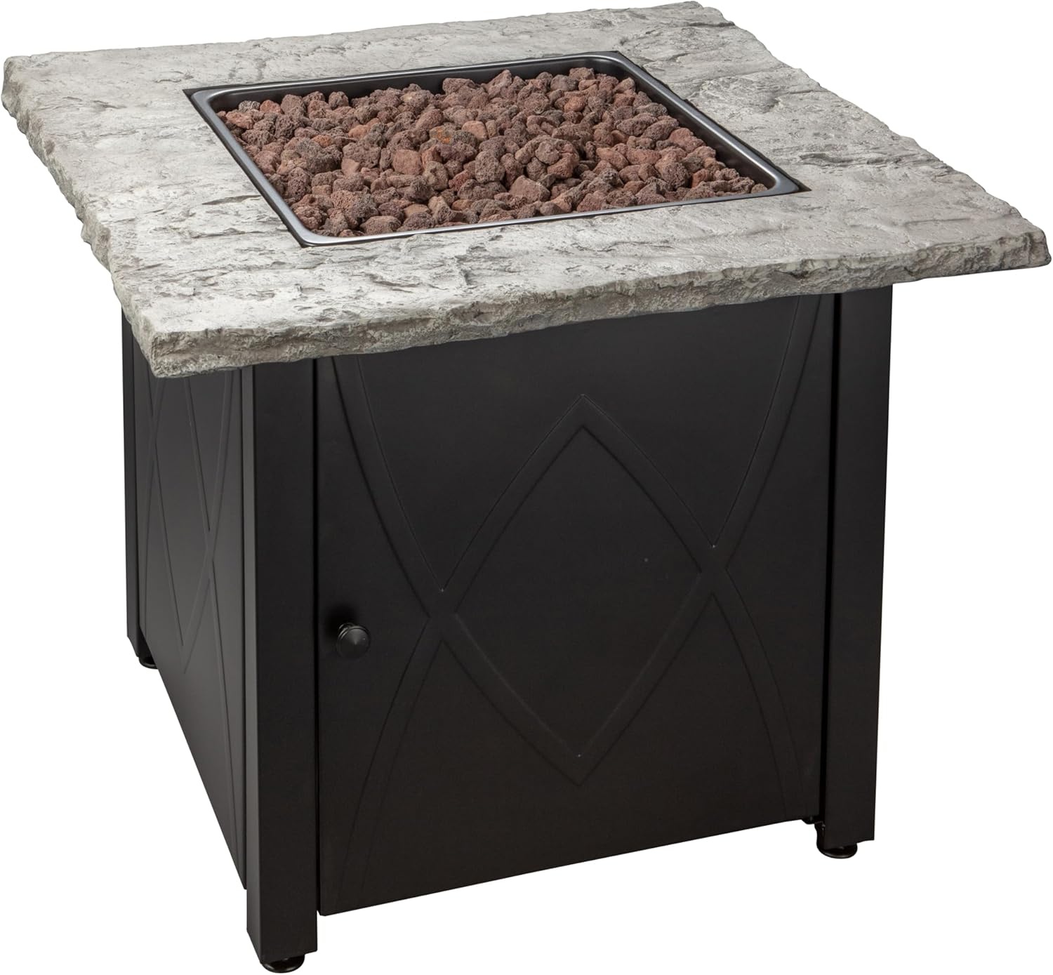 Endless Summer 30" Propane Gas Outdoor Fire Table, Brown