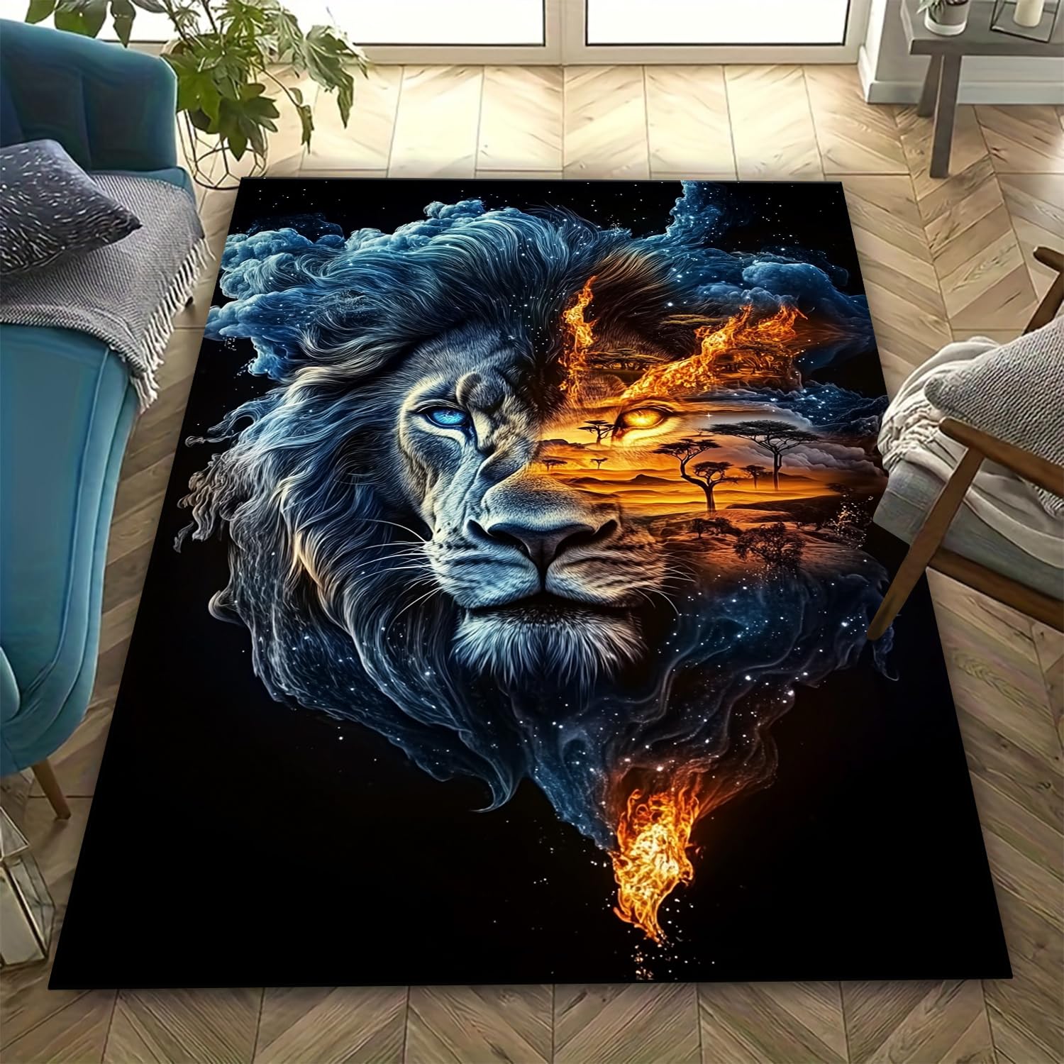 Tapis de salon 3D lavable et anti-fatigue pour toute la maison