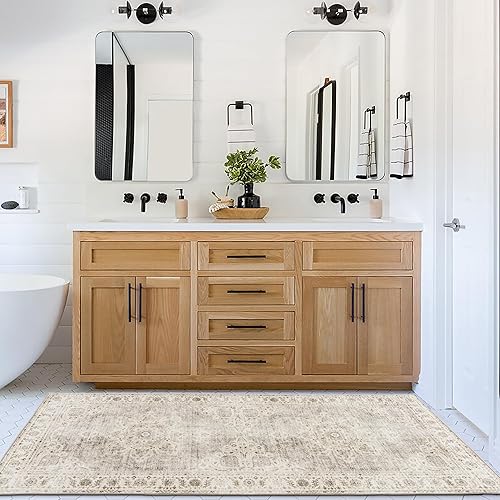 Miniatura 11 de ReaLife Rugs Alfombra Pasillo Lavable a Máquina - Sala de Estar Dormitorio Baño Cocina Entrada Oficina - Acolchada Pelo Bajo Resistente a Manchas