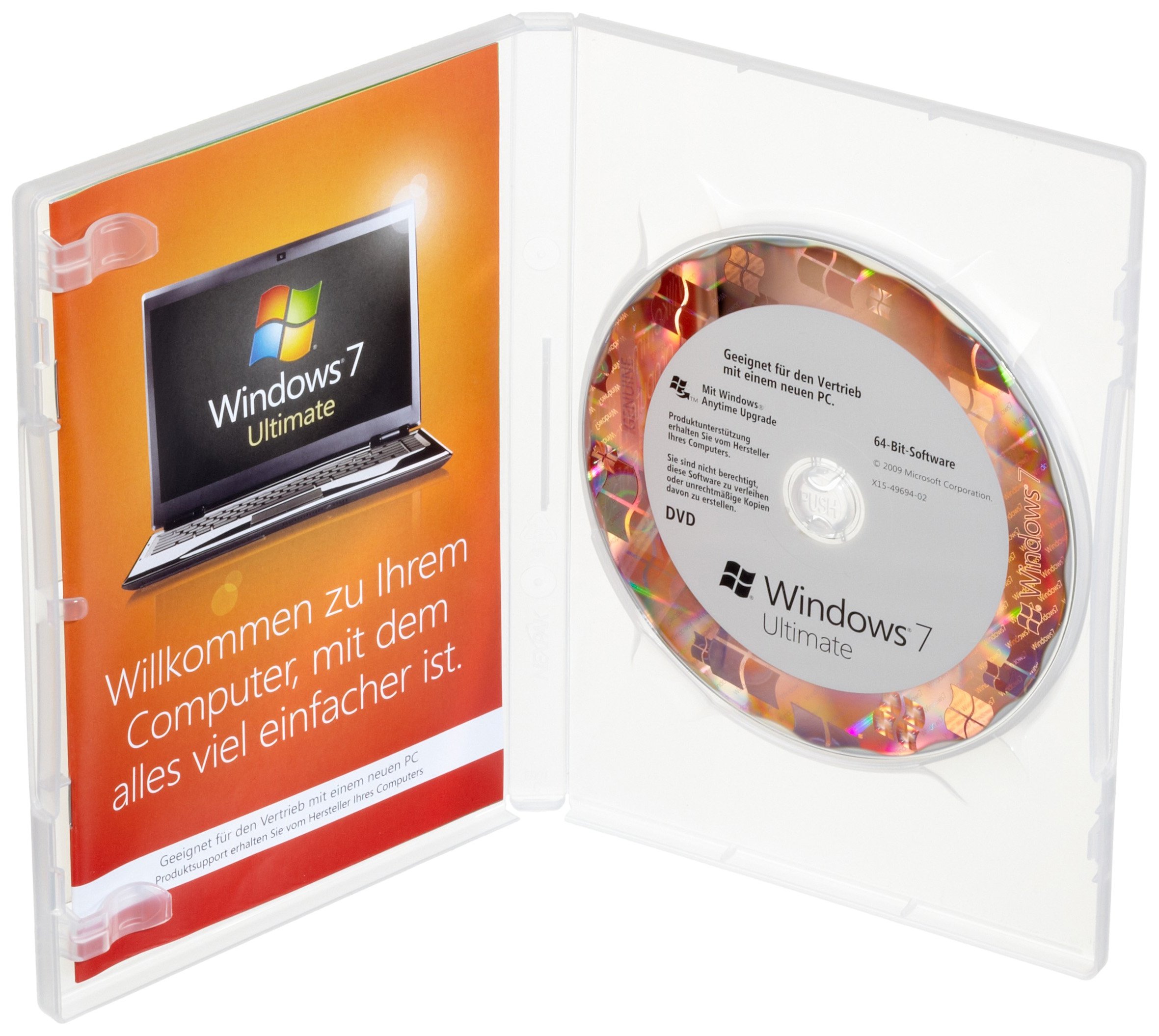 Windows 7 Ultimate 64 Bit OEM [Alte Version]