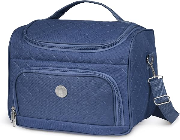 KINSTON - Vanity avec Séparateurs Amovibles - Trousse de Toilette Cosmétiques avec Compartiments et Poignée, Organisateur de Voyage à Suspendre, Sac de Rangement - Grande capacité - 1
