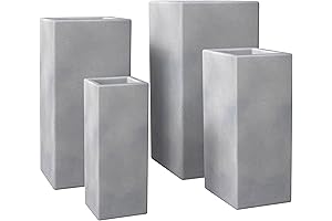 Terra 4-Piece Planter Set: Timeless Elegance for Indoor and Outdoor Spaces