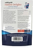 Vista 41 de Solid Gold Alimento húmedo cremoso para gatos; Holistic Delights Leche de atún y coco, bolsa de 24 unidades / 3 onzas
