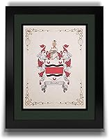 Vista 3 de Mr Sweets Babero Coat of Arms, Family Crest 8.5x11 Print - Surname Origin: Spanish Spain