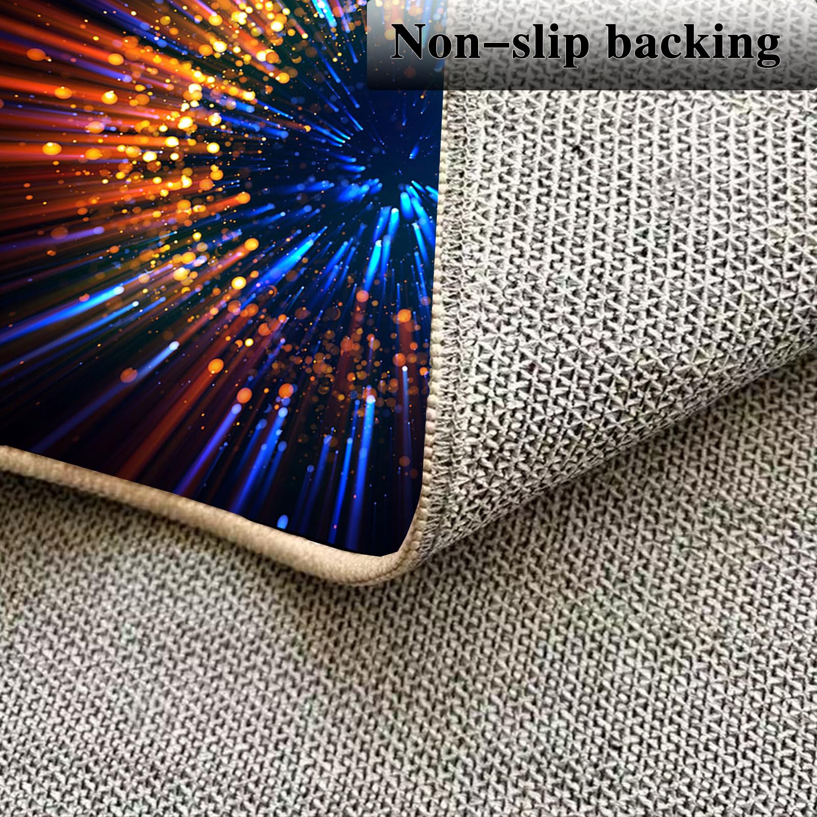 Tapis de sol de gaming antidérapant pour chaise de bureau et bureau 180 x 200 cm