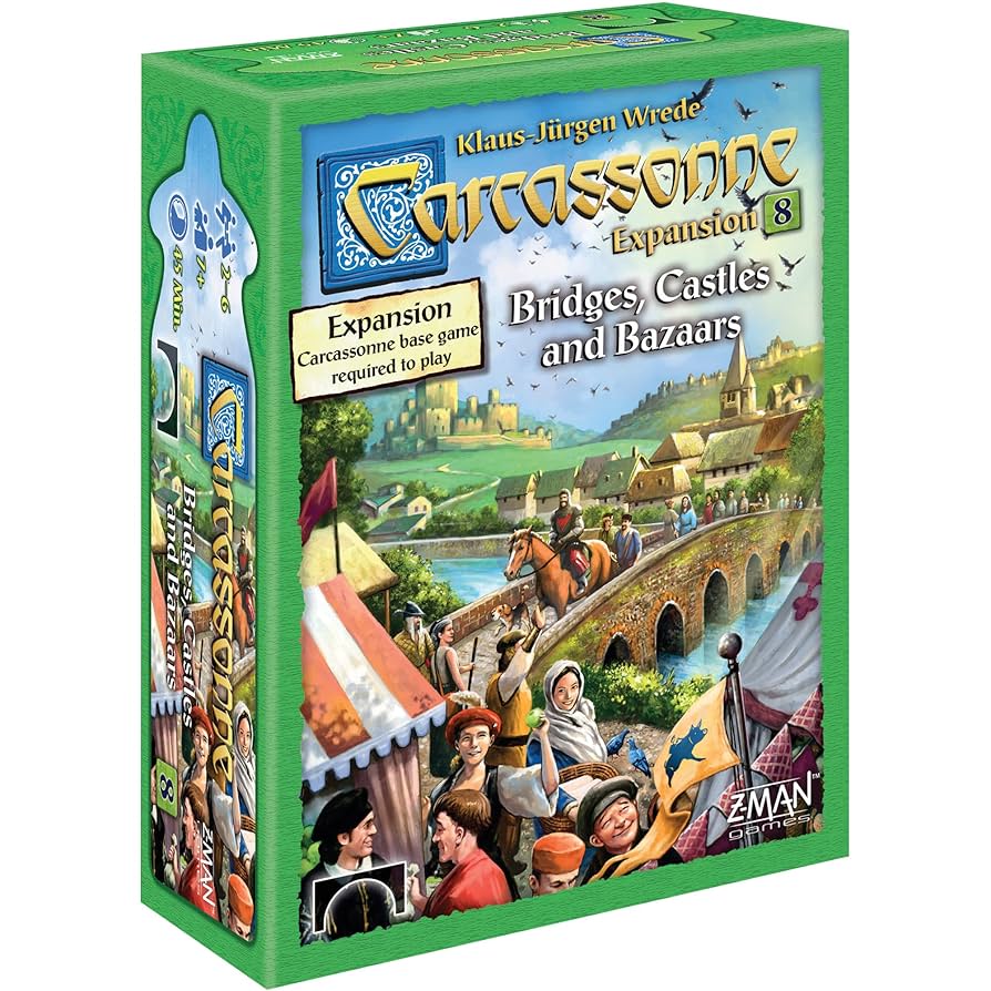 カルカソンヌ 拡張8個セット Amazon.co.jp: Carcassonne: Bridges Castles Bazaars Expansion