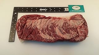 Angus Pure New Zealand Grass-Fed Angus Inside Skirt Fresh Bulk Beef Cut, Peeled, 11 Pieces, Avg 33 lb Case, Premium Skirt Steak for Grilling, Tacos, Korean BBQ, Fajitas, and Professional Kitchens
