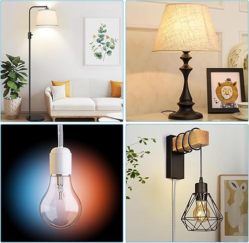 Miniatura 7 de SinLoon UL-LP - Cable de alimentación de repuesto para lámpara de certificación con interruptor de botón de encendido/apagado, cable de alimentación