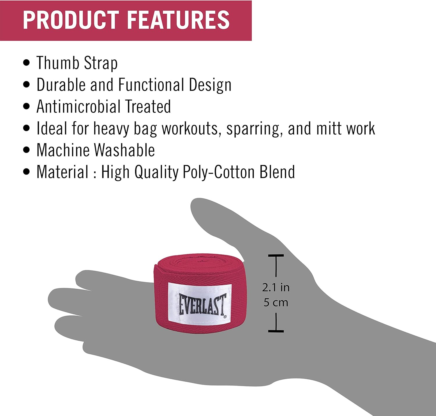 4455-3 3-Pk. Hand Wraps : Health & Household