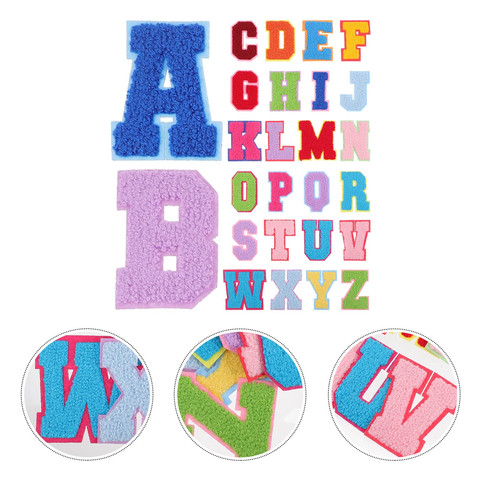 ARTIBETTER 3 Set Patches Termoadesivi Per Cucito Toppe Ricamatper Abbigliamento E Decorazioni Fai Da Te Adesivi Per Tessuti E Facili Da Applicare Per Riparazioni E Decorazioni 26 Pezzi * 3