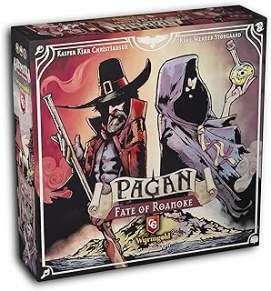 Capstone Games Pagan: Fate of Roanoke - Dueling Witch & Hunter Asymmetrical Deduction Card Game Filled with Intrigue & Mystery, 2 Players, 60 Mins