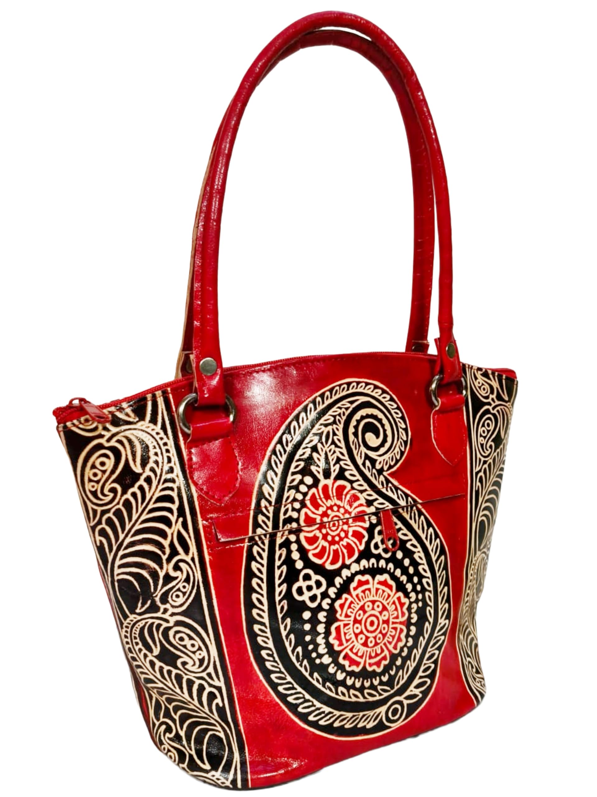 classique Shantiniketan Leather Moonshopper Shoulder Bag 9x12 inches.-picture-56