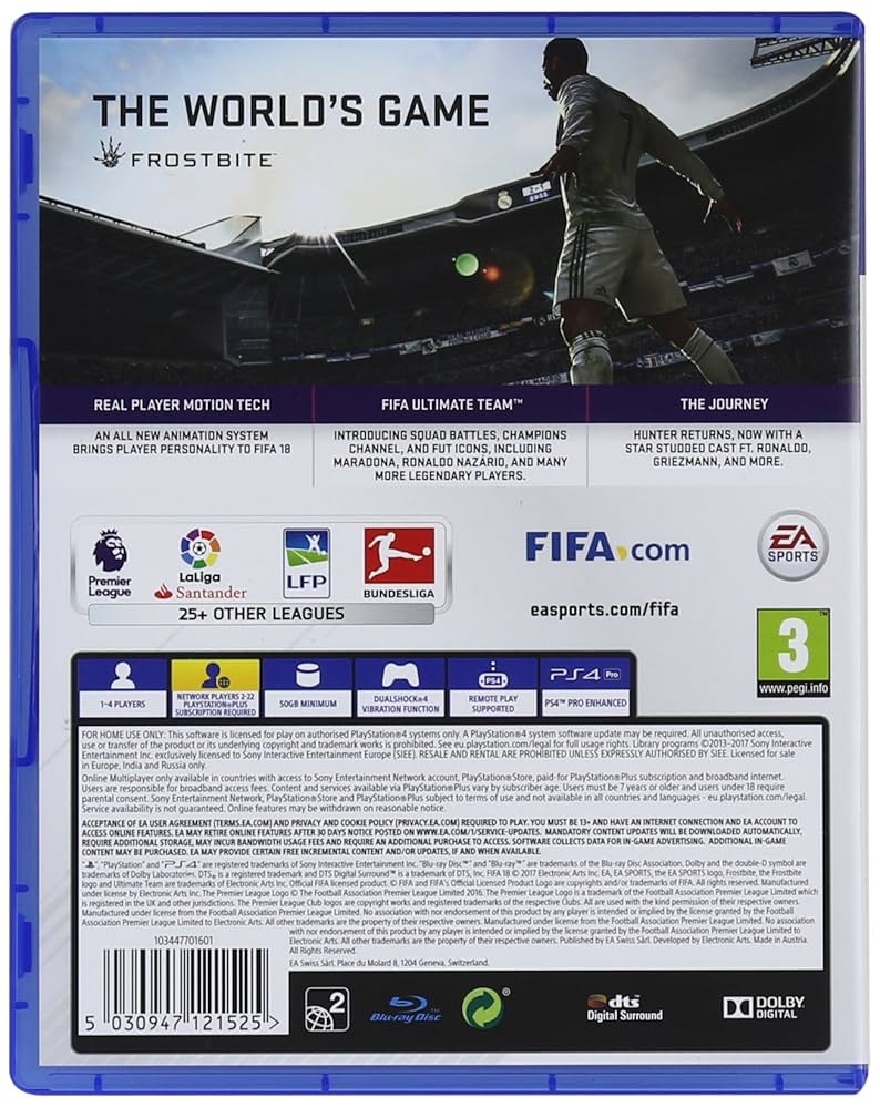 Amazon.co.jp: FIFA 18 (輸入版:北米) - PS4 : ゲーム