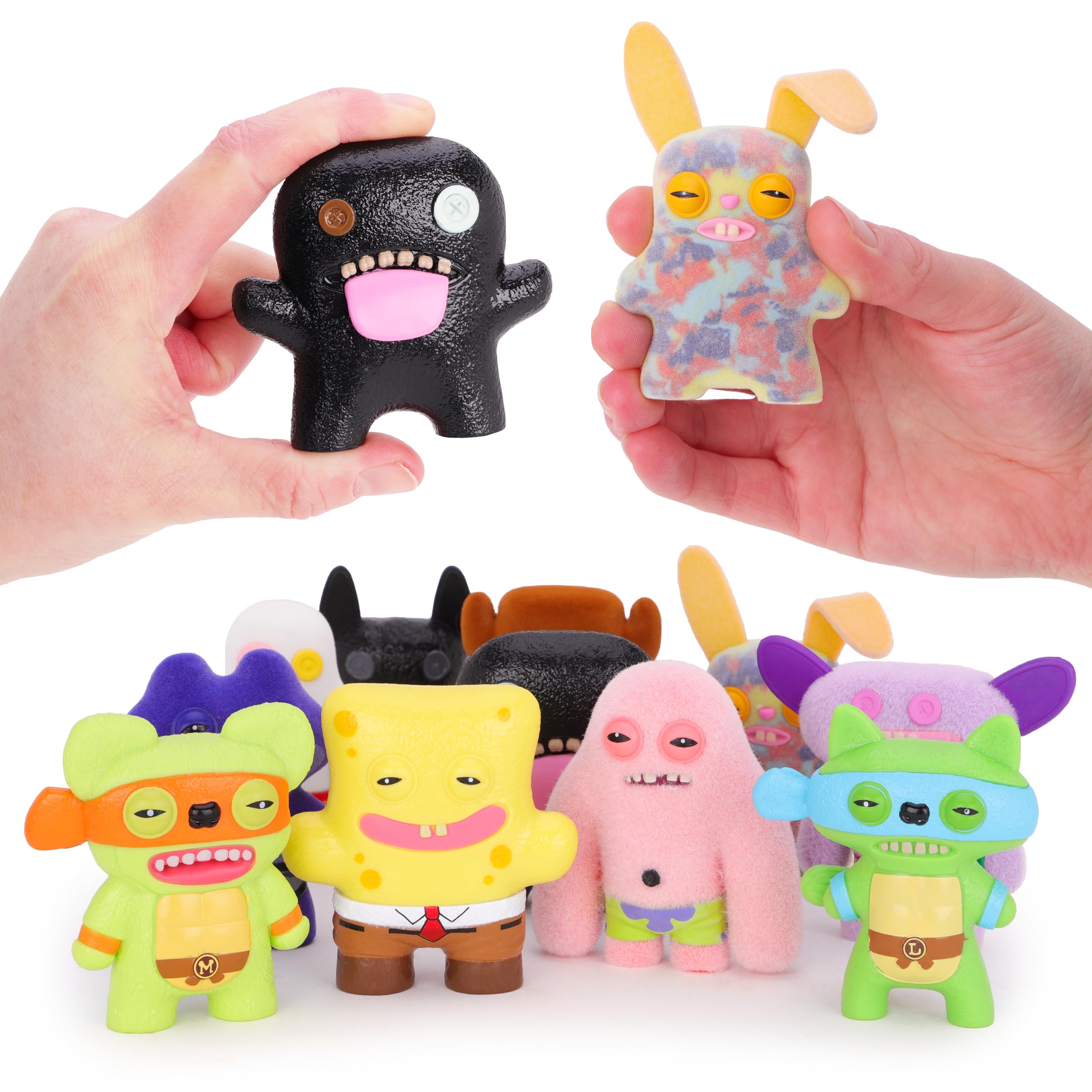 Toyland® 7cm (2.8") Funny Ugly Monster Collectible Figure Series 2 - Mini Figurines - 46 To Collect 1 Selected at Random - Mystery Toy in a Blind Bag - Ages 3+