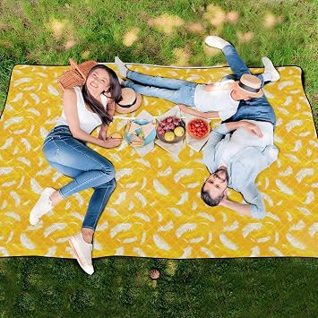 White Feathery Waterproof Picnic Basket Set Packable Beach Picnic Accessories Outdoor for Outdoorsy People Summer Gift cobijas para Picnic