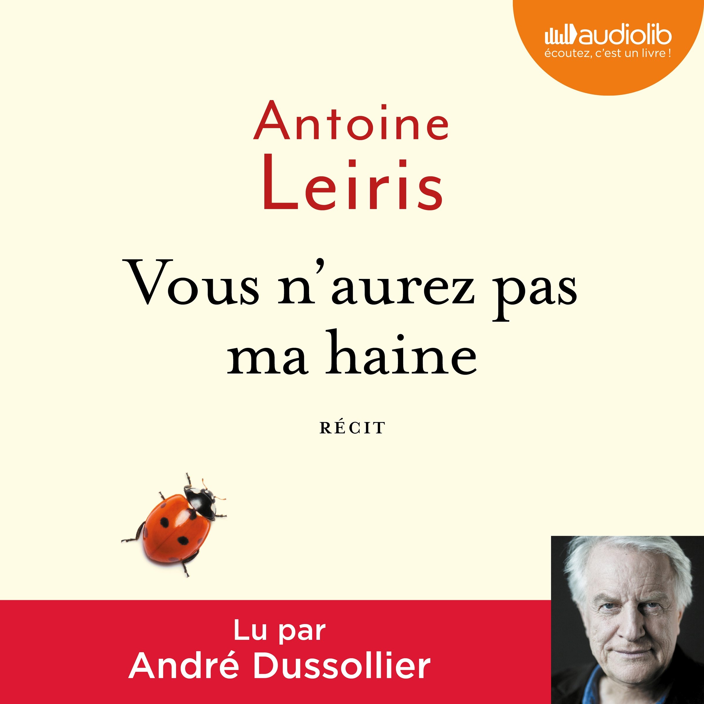 Cover art for Vous n'aurez pas ma haine