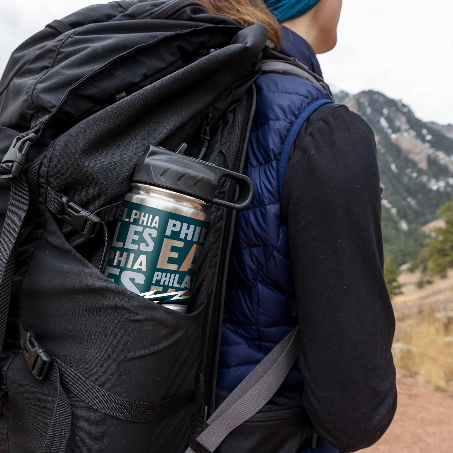 Rico Industries NFL Football Stainless Steel Tumbler with Lid - Great For Coffee, Tea, Water or Cocktails - Image 4