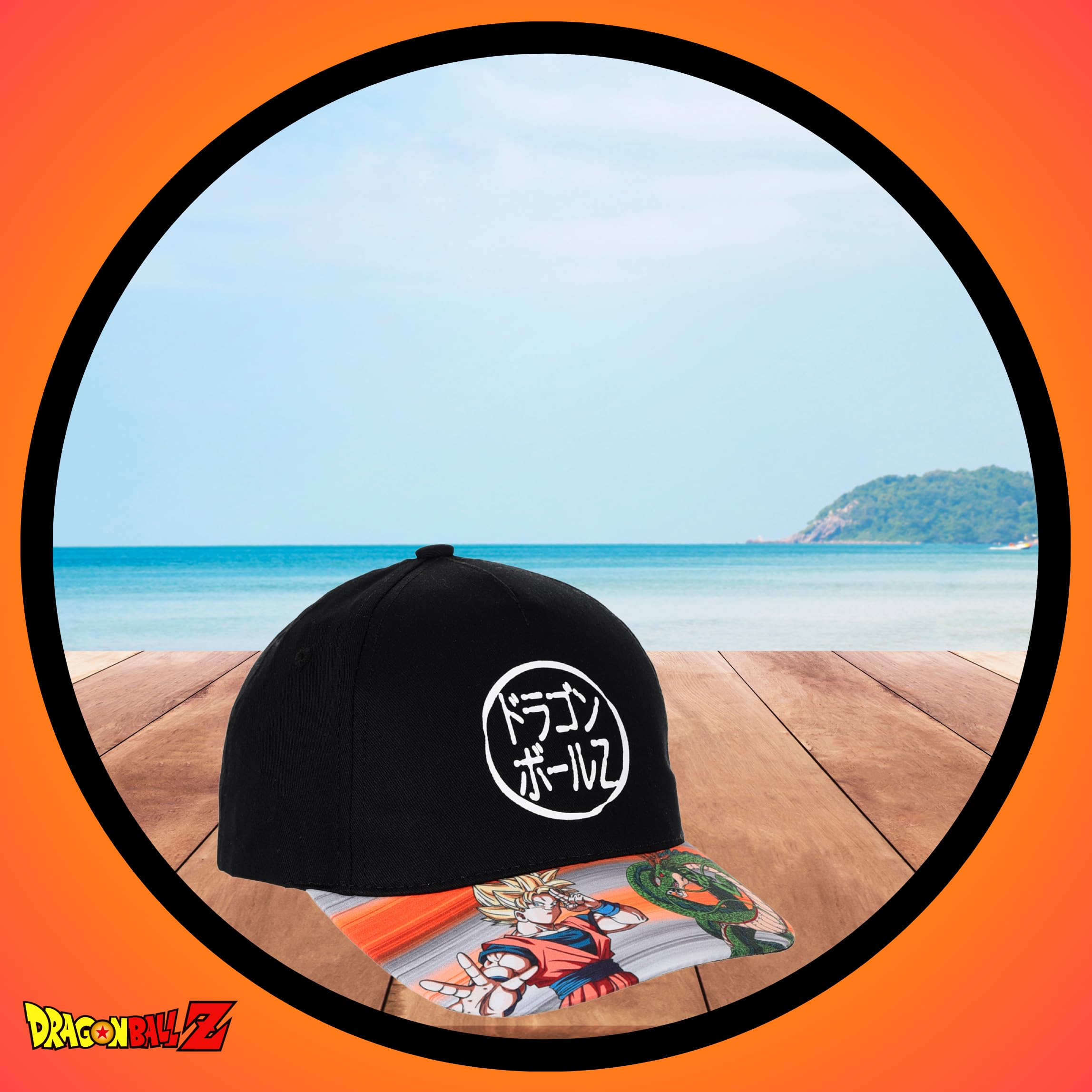Dragon Ball Z Gorro para Niños, Clasica Gorra de Beisbol, Gorra Shenron y Goku, Regalo para Niños y Adolescentes