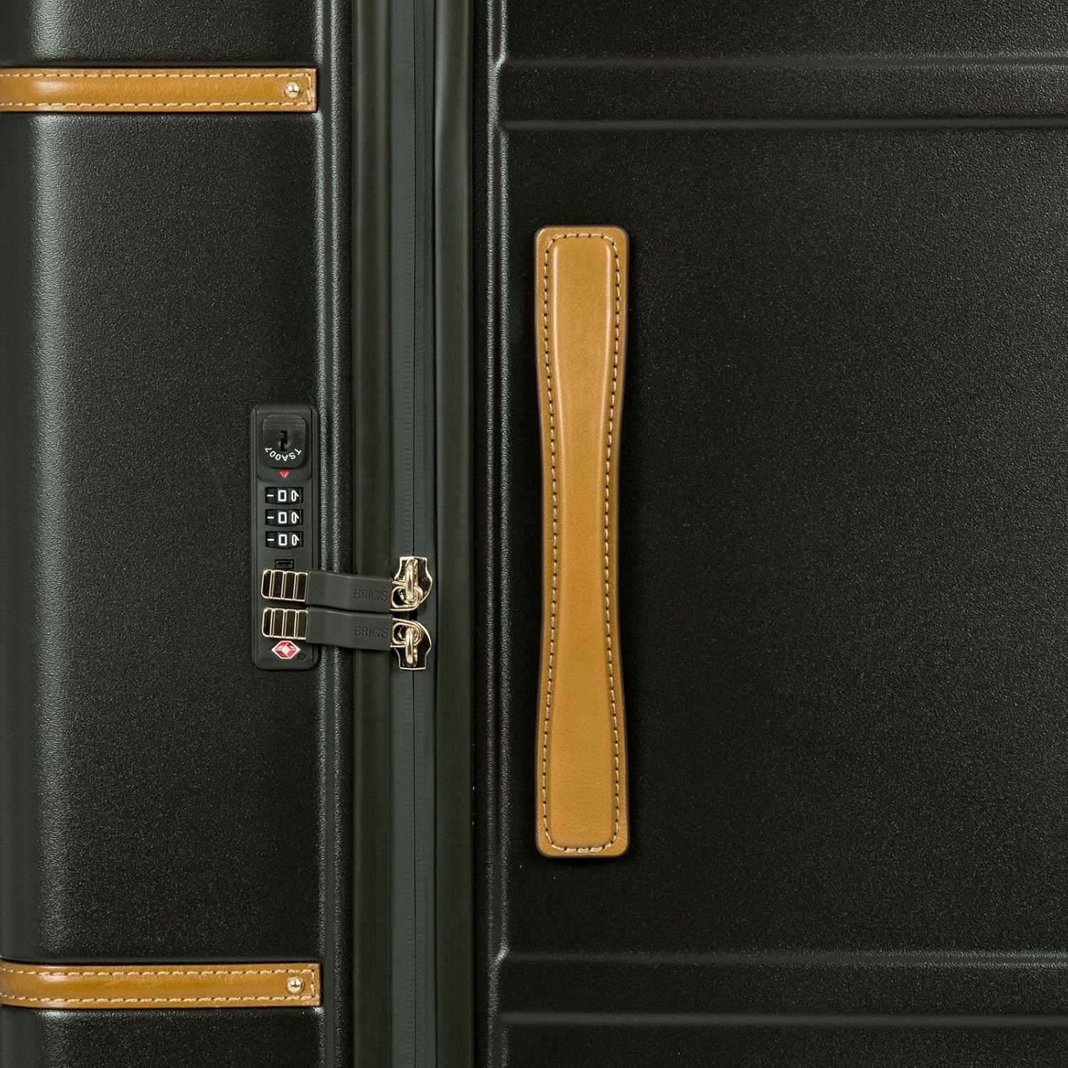 Bric's Bellagio 2.0 Spinner Suitcase - Luxury Hardshell Luggage with Large Wheels, Telescopic Handle, Leather Detailing - Rolling Suitcase for Refined Travel - 31 inch, Olive - Image 7