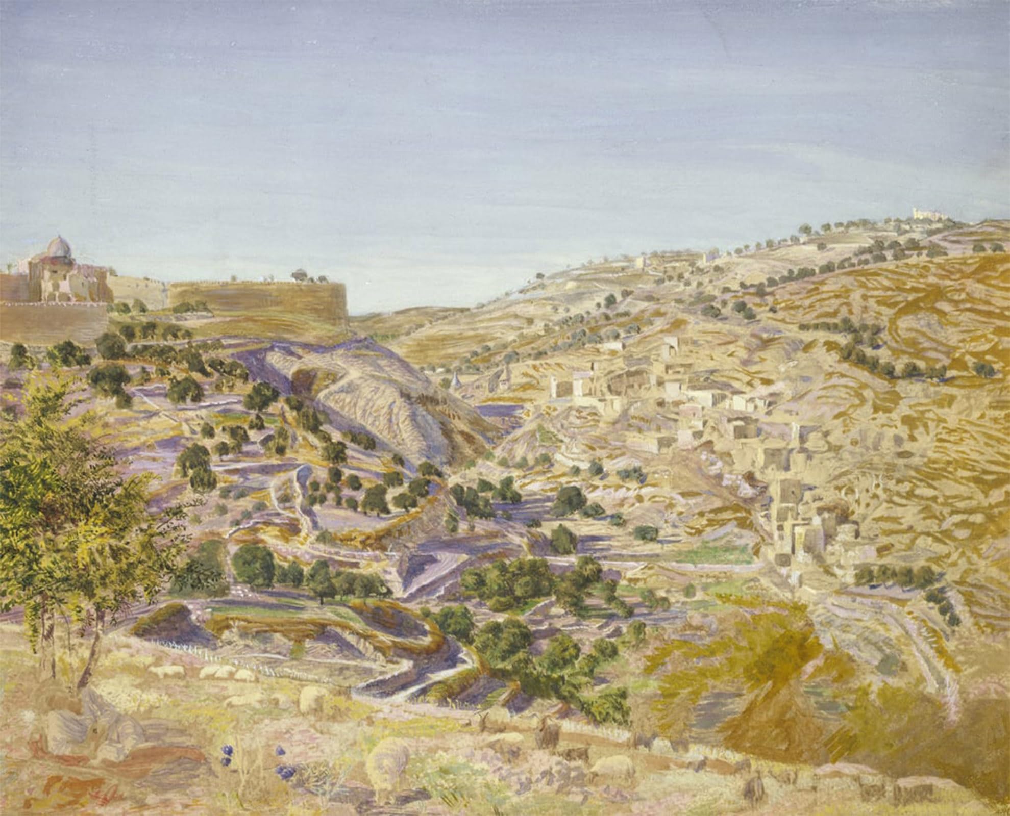 Posteriik No Frame Famous Animal Posters Vintage Picture View Of Jerusalem By Seddon Modern Wall Decor For Home Decor 60X90cm