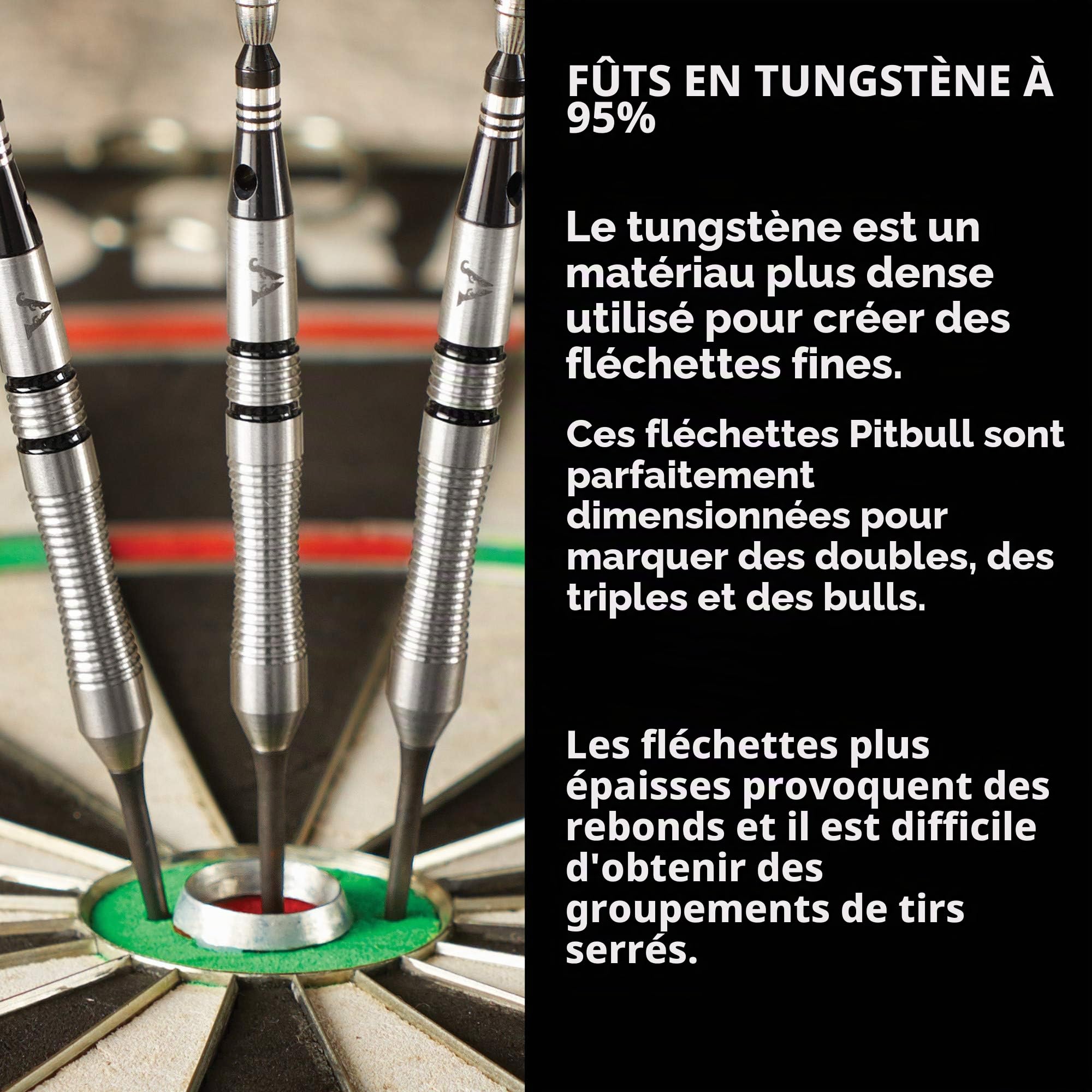 Viper Blitz 95% tungstène Fléchettes à Pointe en Acier avec Stockage/étui de Transport