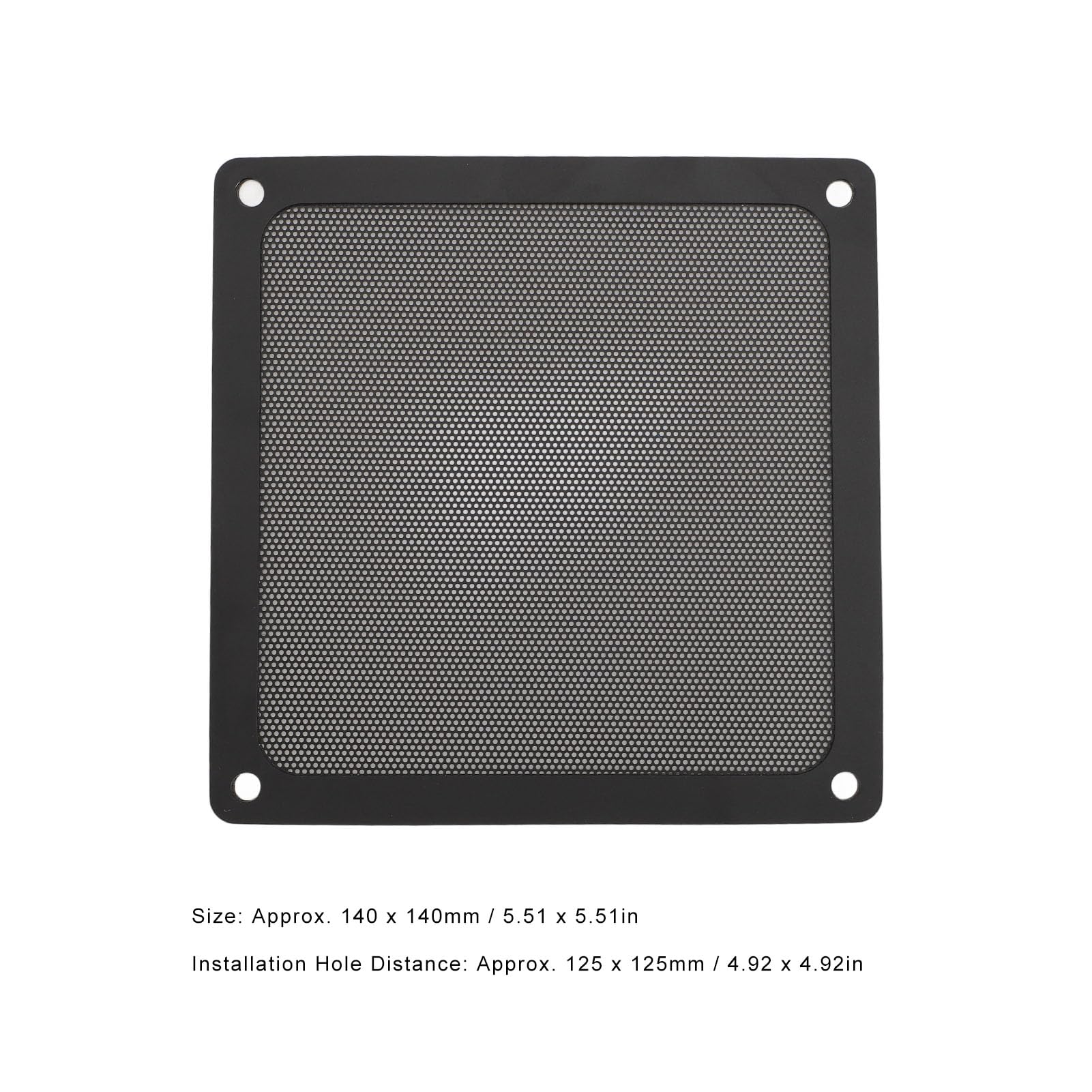 Magnetische PC-Staubfilter 140 Mm – 4 Stück, Staubdicht Und Einfach Zu Reinigen