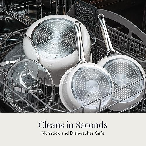 Miniatura 4 de GOTHAM STEEL PRO - Juego de utensilios de cocina de cerámica antiadherentes, ollas y sartenes antiadherentes para cocina, utensilios de cocina