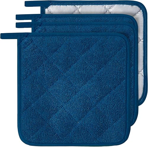 Miniatura 8 de Camruntius - Paquete de 4 soportes para ollas de cocina, resistentes al calor, almohadillas calientes para encimeras de cocina, salvamanteles para