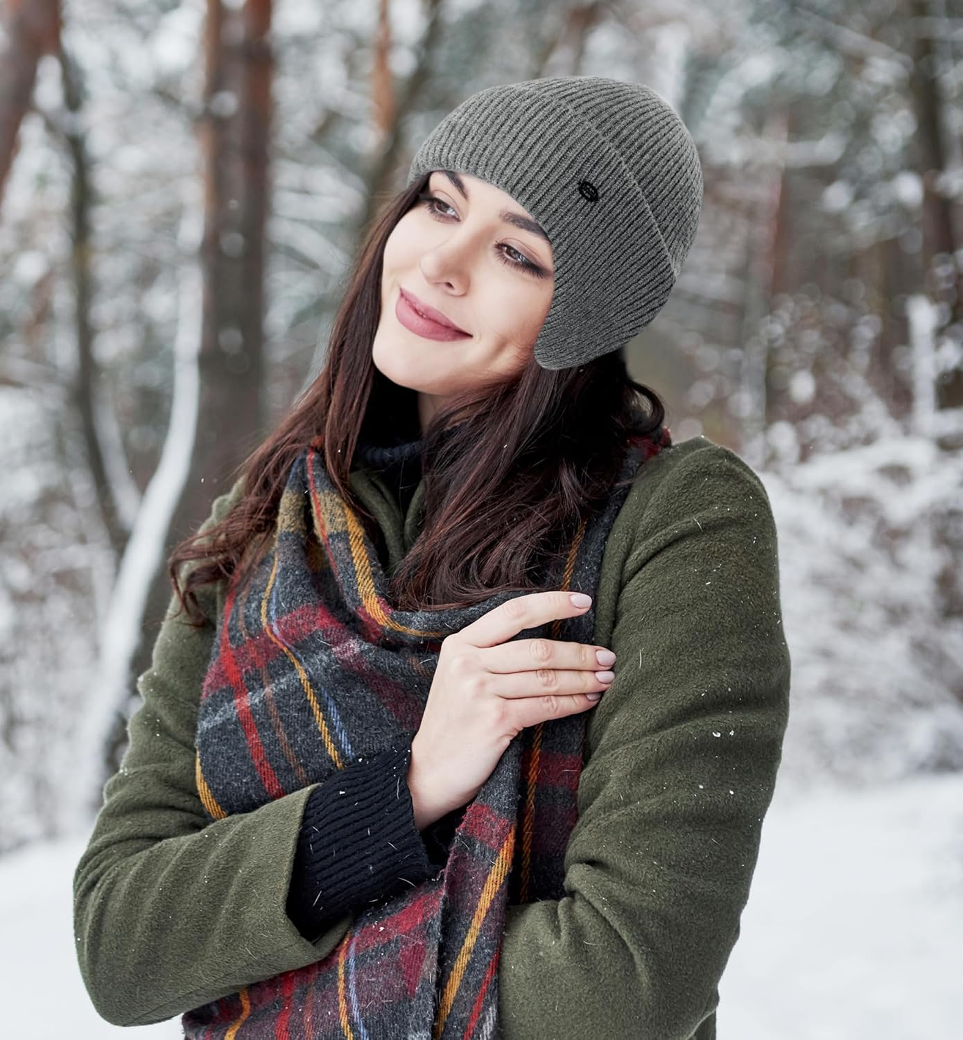 HiRui Knit Beanie Hats Winter Hats Ear Covers for Men Women-Warm Daily Headwear - Image 6