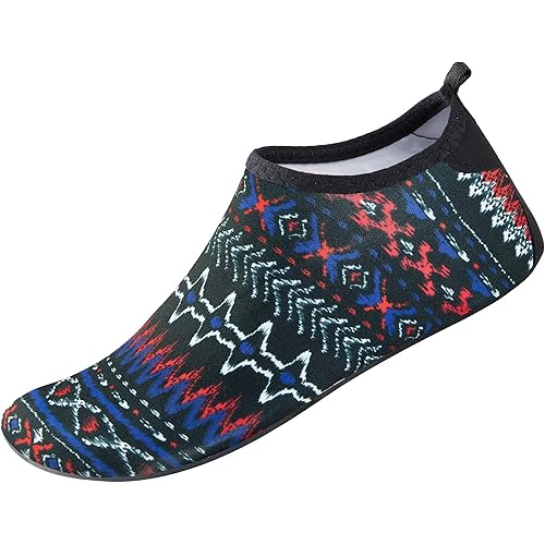 Metog Men Women Water Shoes Quick-Dry Aqua Socks Barefoot Slip-on for Beach Swim Sport Surf Yoga Exercise