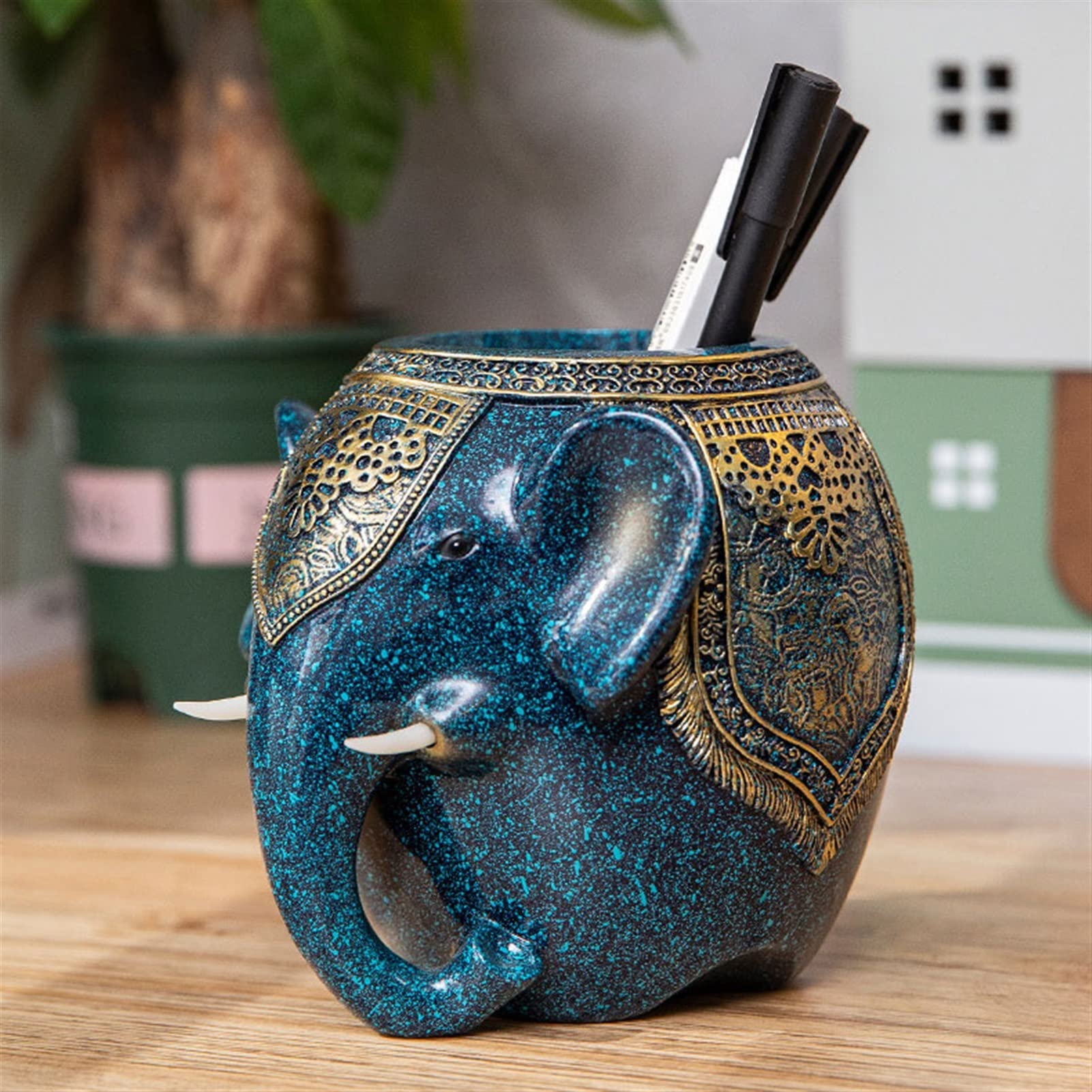 Portamatite Porta della penna moderna fatta fatta a mano Pentina di magazzino tazza da ufficio decorazione porta a penna studia study desktop matita spazzolino scatola di stoccaggio Portapenne