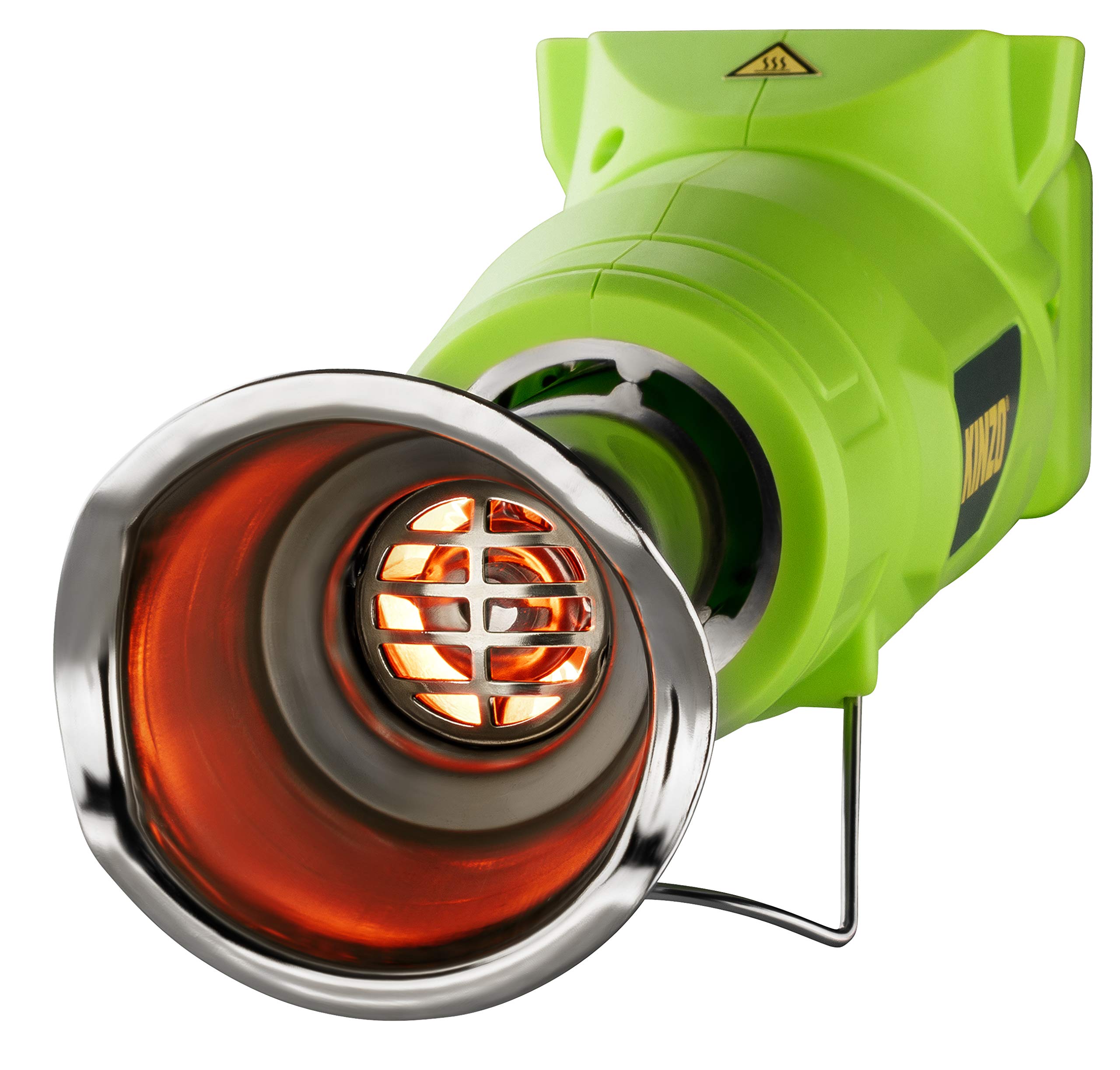 KINZO Quemador de malas hierbas 3 en 1 quemador de llama encendedor de parrilla respetuoso con el medio ambiente sin gas funcionamiento eléctrico 2000 W temperatura seleccionable de 50 °C o 600 °C