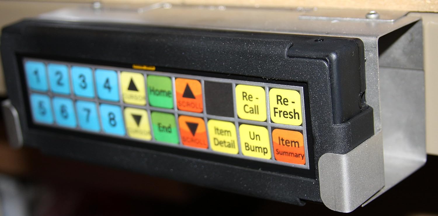 TDS 20 Button Restaurant Bumpbar - Customizable, Programmable Keypad for Any Restaurant, The Ultimate in Restaurant Keypad Flexibility, Used by 10,000's of Restaurants