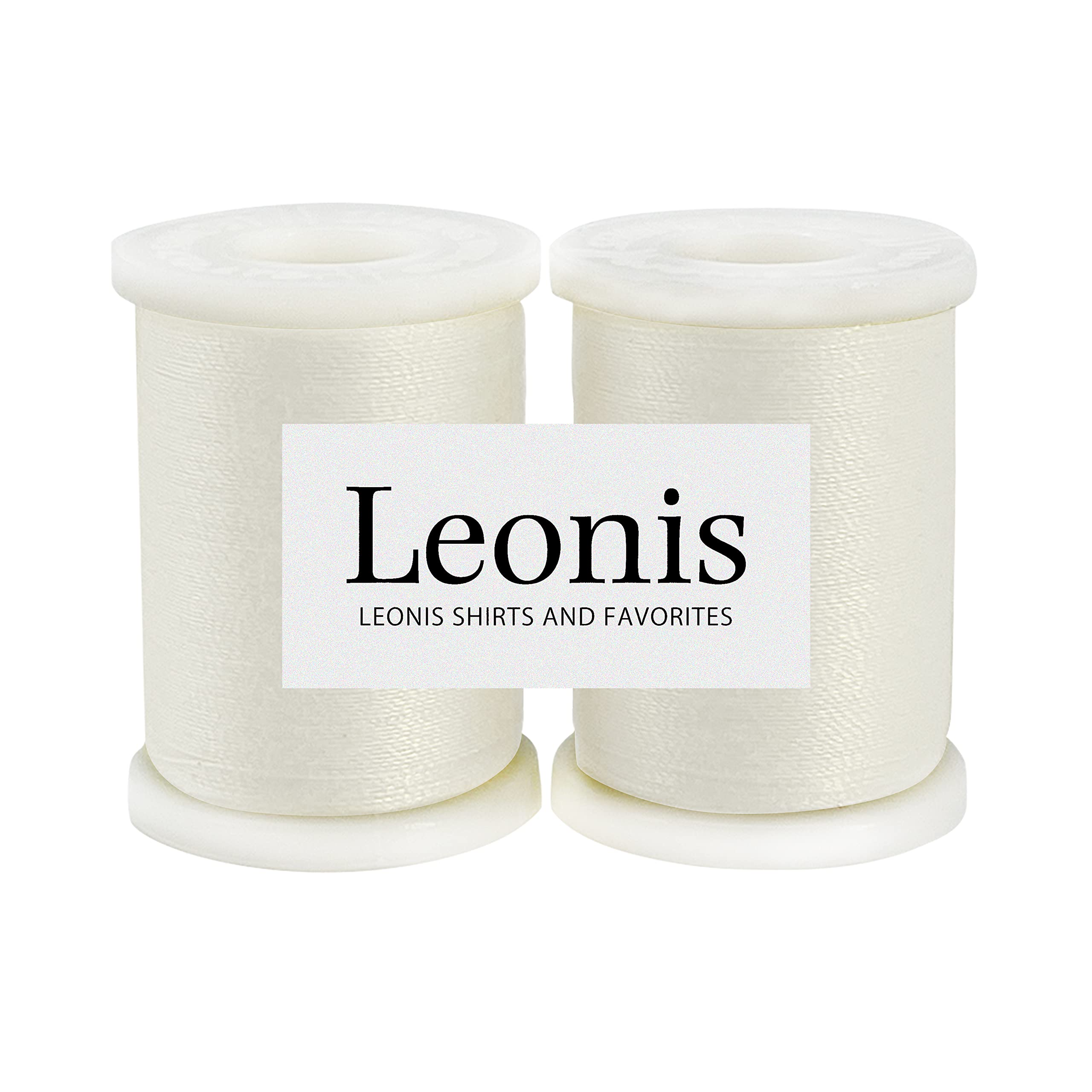 LEONIS Polyester All-Purpose Sewing Threads 110 Yards/100m 2pcs [ 78310 ]