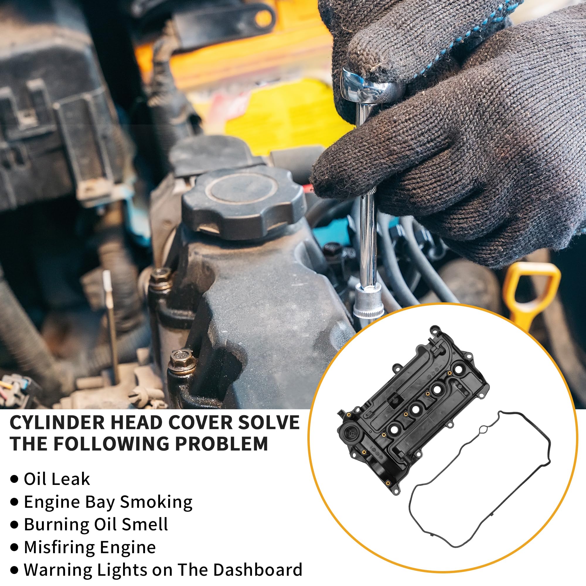 Copertura Valvola Motore Per Honda Accord 1.5L 2018-2024 1 Pc