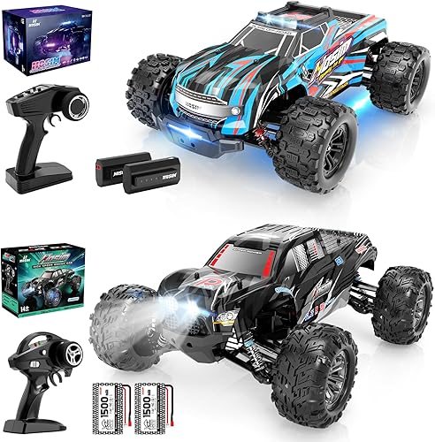 Hosim Coche de control remoto de alta velocidad 114 a 40+ KPH y coche de control remoto a escala 110 de más de 48 KMH para adultos y niños disponible en Yaxa El Salvador