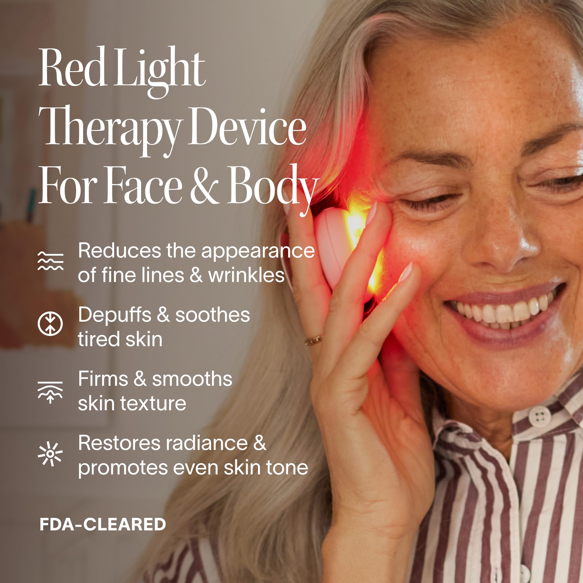 Solawave Red Light Therapy Device for Face and Body
