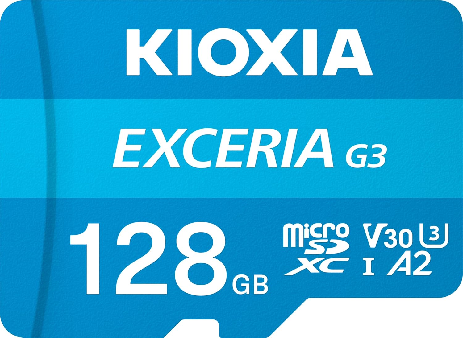 KIOXIA EXCERIA G3 164GB microSD Memory Card with Adapter, UHS-I U3 V30 A2, Up to 160MB/s Read, 4K Video Recording