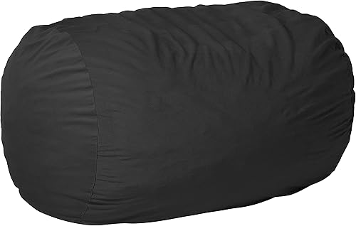 Miniatura 4 de Chill Sack Funda para silla puf, 6 pies, guijarro - gris oscuro Guijarro - Gris oscuro - Solo funda,Microsuede - Negro - Solo funda,Microsuede -