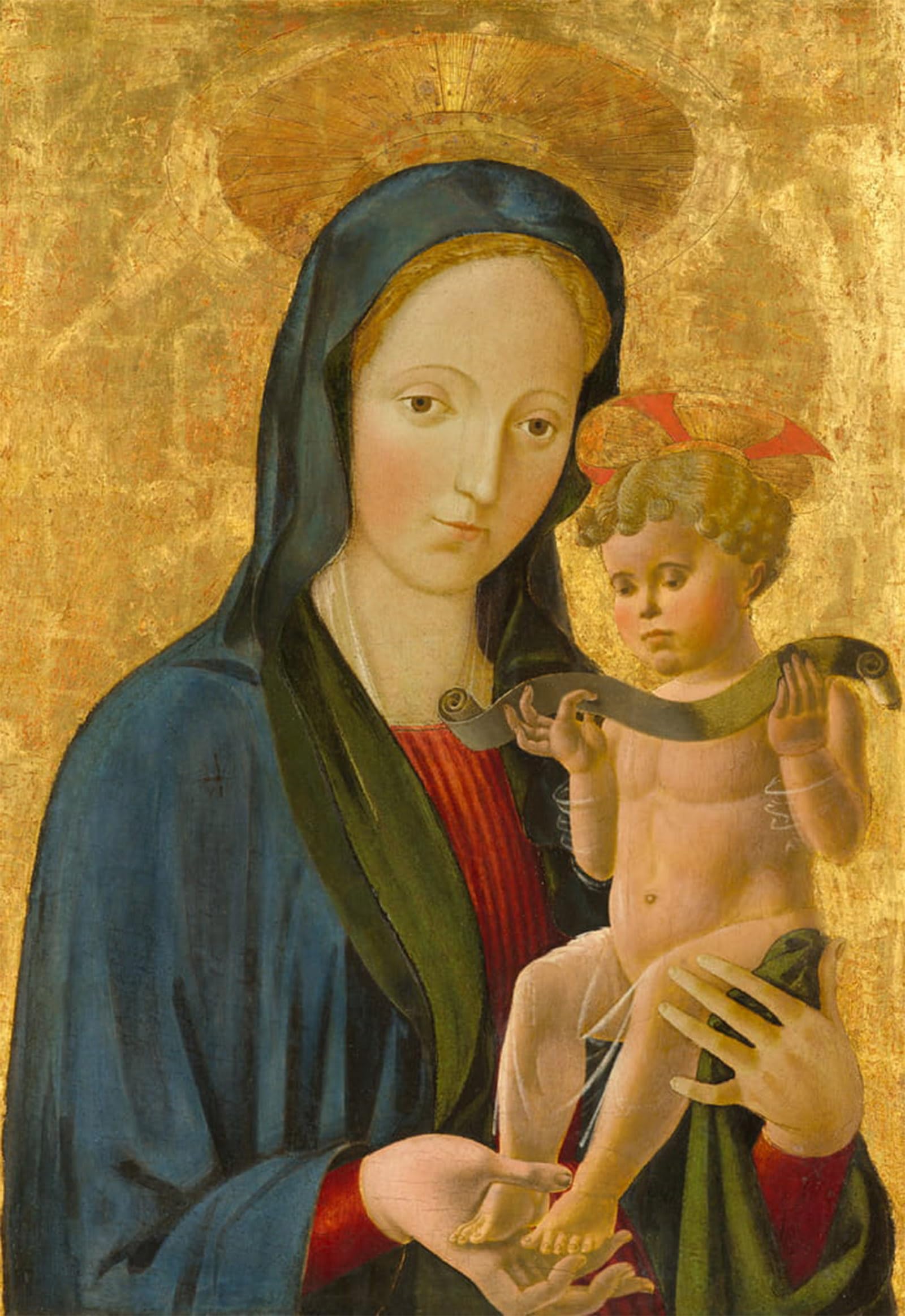 POSTERIIk Vintage Art Print Images Pictures Print Lady and Child by Paolo Uccello Modern Colour Posters for Office Home Decor 60x90cm
