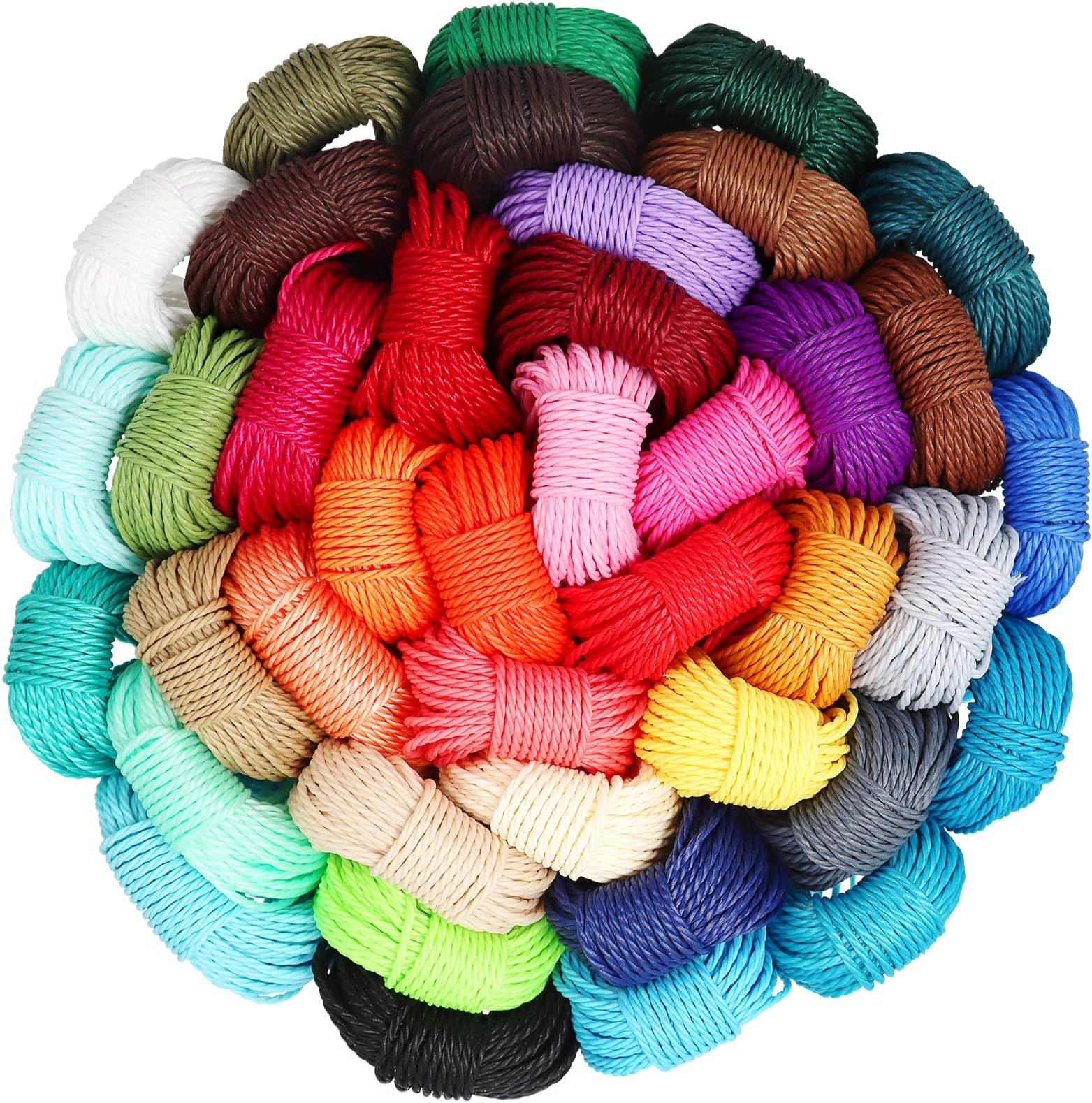 Amazon.com: JANYUN 264 Yards 150D Leather Sewing Waxed Thread Cord for ...