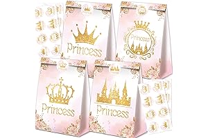 24Pcs Princess Goodie Bags for Birthday Party