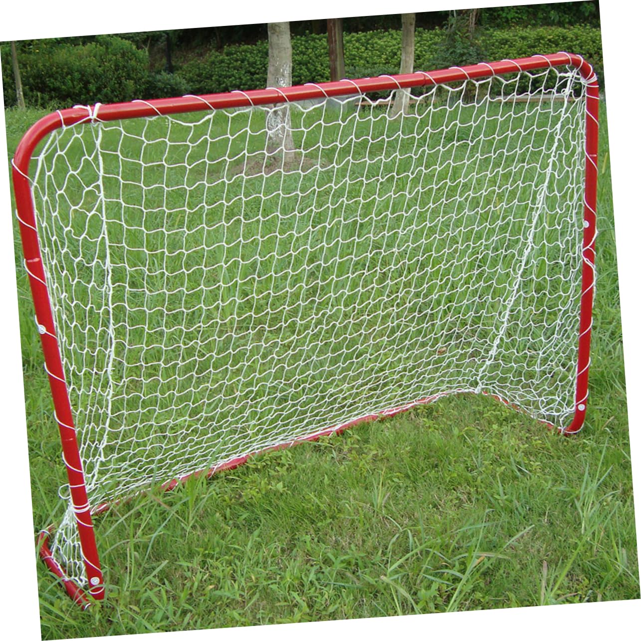 Rete per Porta da Calcio in Pe Bianco, 2 Pezzi per Allenamento | Football e Soccer Ball, Uso Backyard e Match, Accessori Sportivi per School, Giovani Atleti