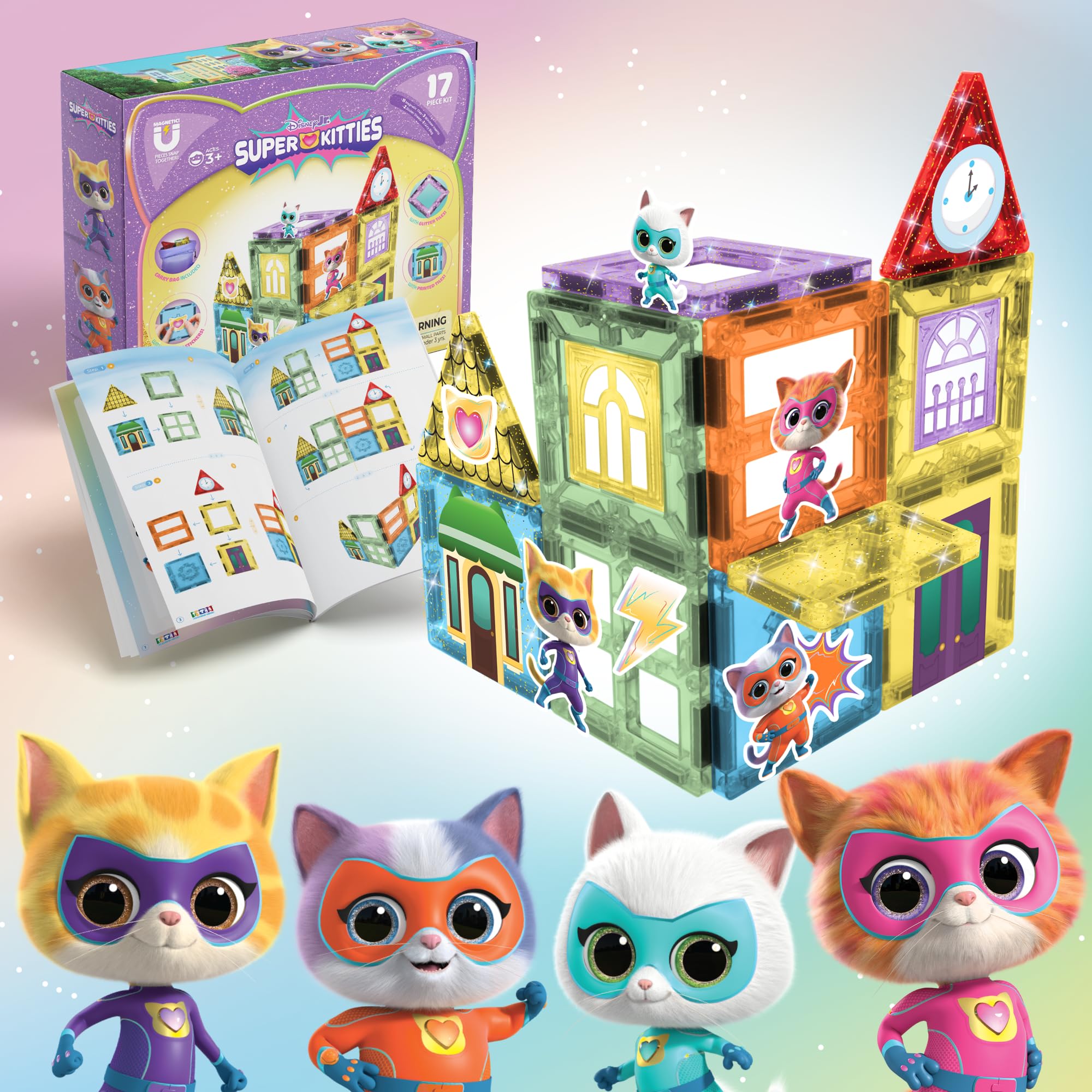 Amazon.com: Tytan Official Disney Junior SuperKitties Magnetic