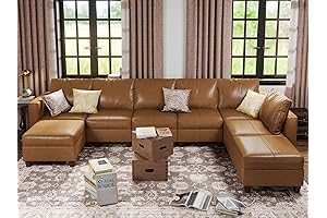 Italian Leather Sectional Sofa