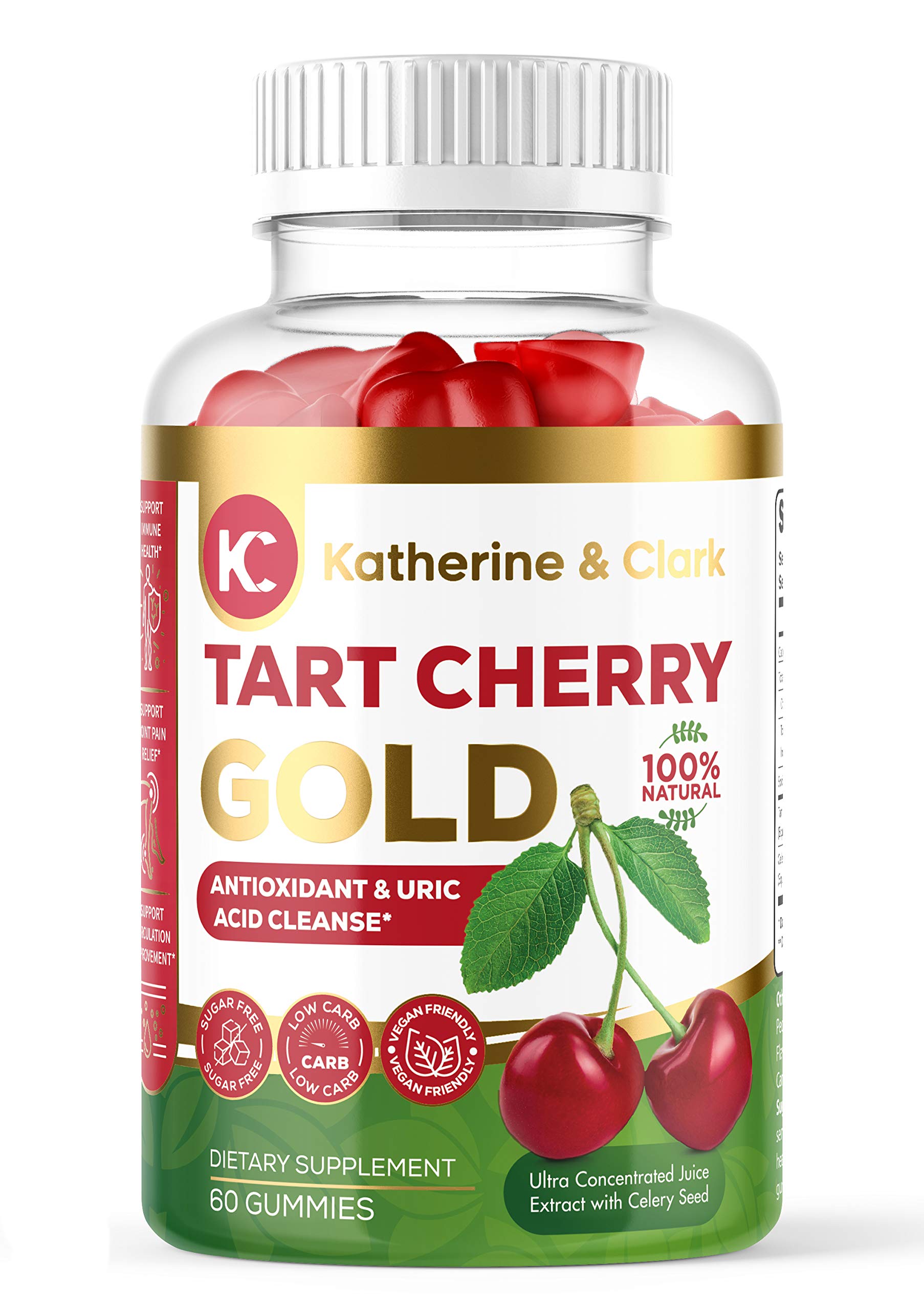 Buy Tart Cherry Gold Montmorency Gummies Tart Cherry Extract Gummies