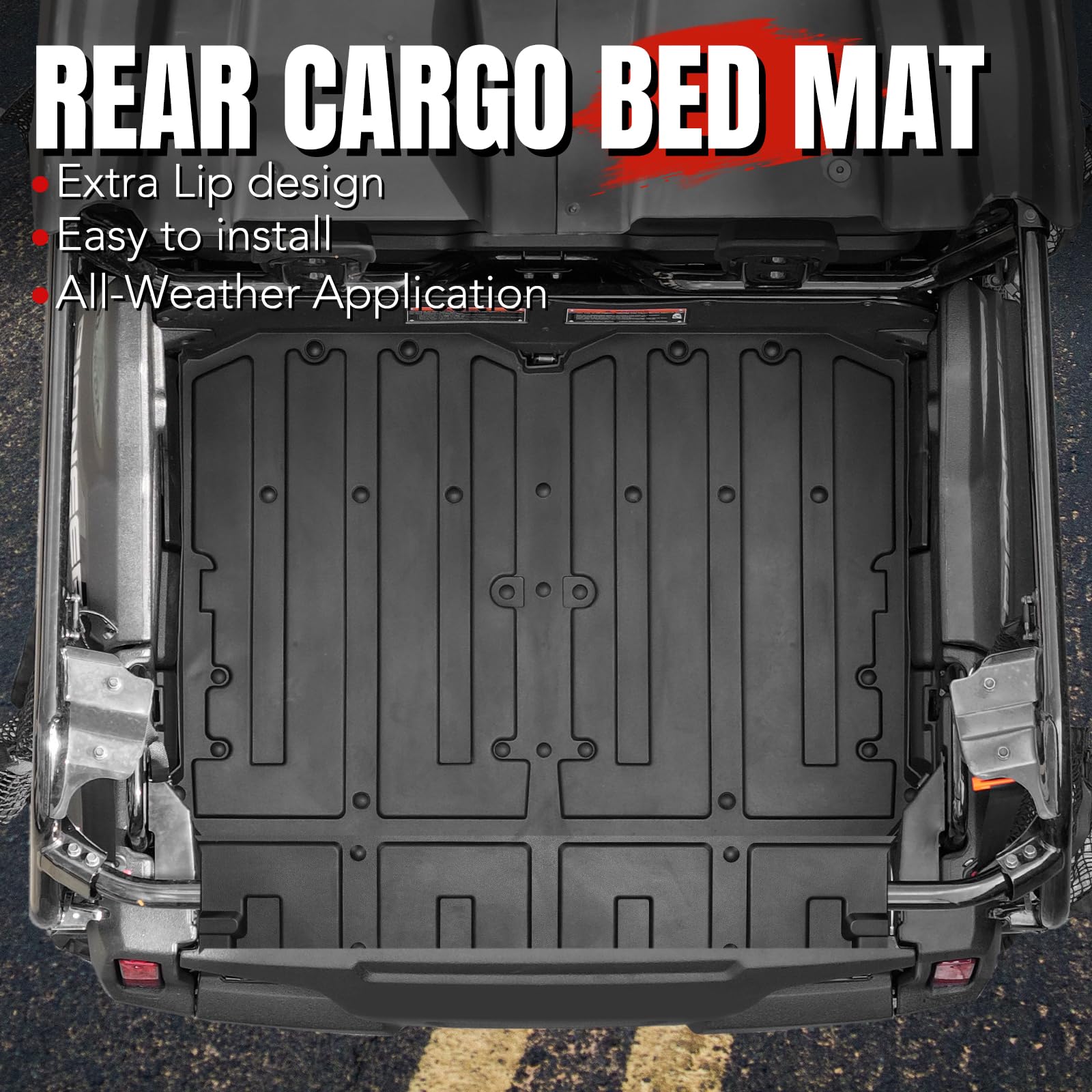 A & UTV PRO Bed Mat Liner for Pioneer 700 4P 2014-2024, All Weather Rear Cargo Bed Mat TPE Material Protection Slush Liner Accessories, Replace OEM # 0SP42-HL3-201, 1PC