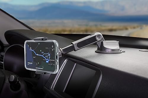 Miniatura 8 de Scosche UH4WDEX2-SP Soporte para teléfono de automóvil con montaje extendido para parabrisastablero  Base StickGrip  Brazo ajustable telescópico