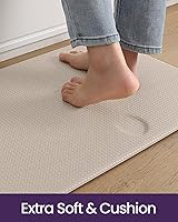 Vista 4 de DEXI Alfombrillas de Cocina Acolchadas Anti Fatiga, 17x59, Alfombra de Pasillo para Estar de Pie Impermeable, Espuma Viscoelástica Cómoda Acolchada