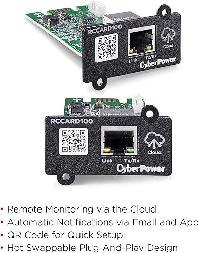 Miniatura 4 de CyberPower RCCARD100 Cloud Monitoring Card Negro